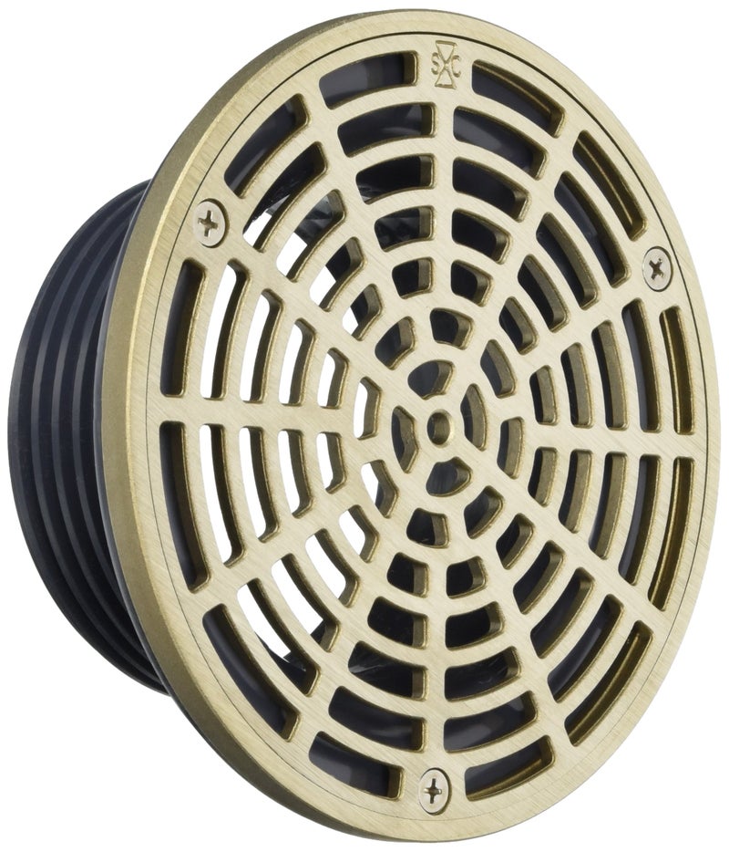 Sioux Chief Soux Chief 832-4HNR Finish Line Adjustable Floor Drain Schlage 40 Hub Connection, 6 1/2" - Image 1